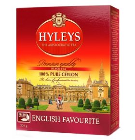 Чай черный Цейлонский Английский Фаворит среднелистовой Hyleys 200 гр