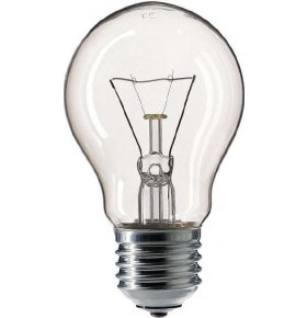 Лампа накаливания A1 40W E27 прозрачная Ge 1 шт