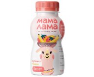 Йогурт питьевой с клубникой и бананом 2,5% Мама Лама 200 гр