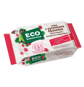 Зефир Eco botanica с кусочками брусники, растительным экстрактом и витаминами РотФронт 250 гр