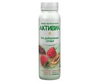 Питьевой йогурт яблоко малина финик амарант 2% Активиа 260 гр