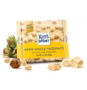 Белый шоколад с орехом Ritter Sport 100Г
