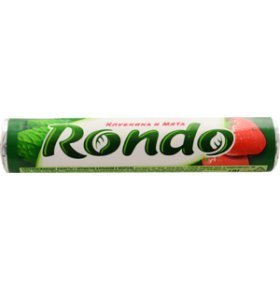 Освежающие конфеты Rondo клубника мята 30 гр