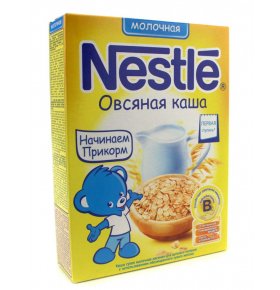 Молочная каша Овсяная с 5 месяцев Nestle 250 гр