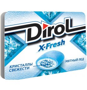 Жевательная резинка Dirol X-Fresh мятный лед 16 г