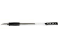 Ручка гелевая Attache Town черная толщина линии 0.5 мм 12 шт