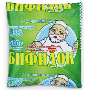 Бифидок 2,5% Ядринмолоко 450 гр