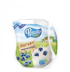 Йогурт питьевой черника 1,5% Фруате 450 гр