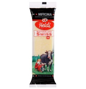 Сыр твердый Швейцарский из Швейцарии 45% Heidi 170 гр