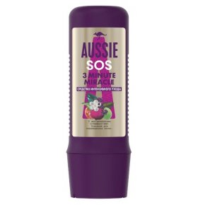 Средство интенсивного ухода с австралийскими суперфруктами для поврежденных волос Aussie 3 Minute Miracle SOS 225 мл