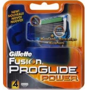 Картридж д/брит Gillette Fusion Proglide Power 4шт/уп