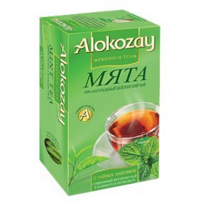 Чай Alokozay 100% натуральный цейлонский черный мята