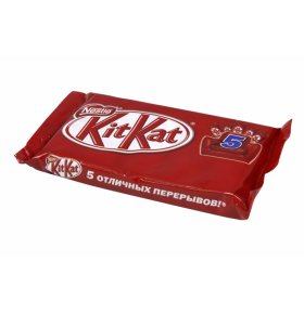 Шоколадный батончик с хрустящей вафлей Kit Kat 5x29 гр