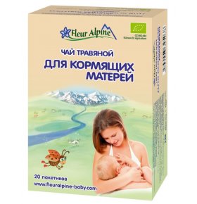 Чай травяной для кормящих матерей Fleur Alpine Organic 30 гр