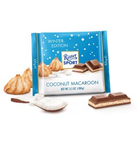 Шоколад со вкусом кокосового пирожного Ritter Sport 100 гр