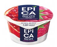 Йогурт с гранатом и малиной 4,8% Epica 130 гр