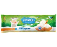 Мороженое Полено пломбир ванильный Дивушкино 380 гр