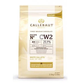Белый шоколад 25,9% Callebaut 2,5 кг