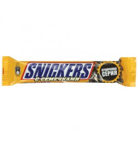 Шоколадный батончик Snickers с семечками  81 г