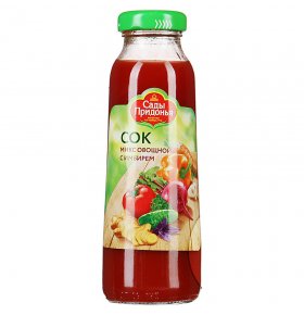 Сок овощной микс с имбирем Сады Придонья 0,3 л