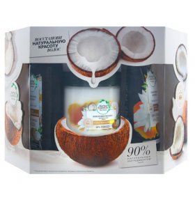 Набор подарочный шампунь кокосовое молоко 250 мл бальзам-ополаскиватель 180 мл и маска 250 мл Herbal Essences