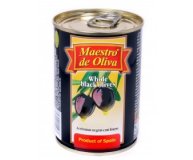 Маслины Maestro de Oliva черные с косточкой 280г