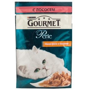 Корм для кошек Gourmet Мон Петит с лослсем 50г
