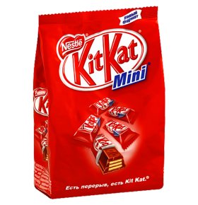Молочный шоколад с хрустящей вафлей Kit Kat 202 гр