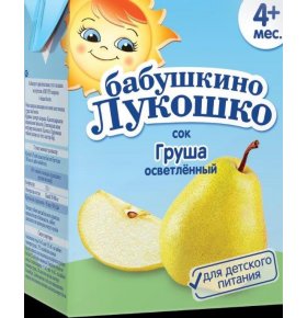 Сок яблоко груша Бабушкино Лукошко 200 гр
