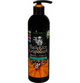 Шампунь для волос Черный рис Грейпфрут для нормальных волос Chiharu 500 мл