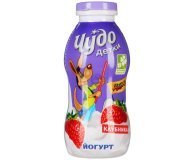 Йогурт питьевой Чудо Детки со вкусом клубники 2,2% 200г