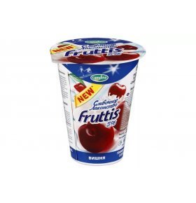 Продукт йогуртный Fruttis  Сливочное лакомство вишня 5% 320г