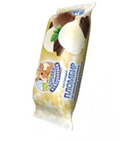 Мороженое пломбир двухцветное полено шоколад и ваниль Коровка из Кореновки 400 гр