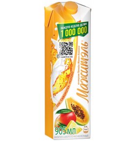Напиток сывороточно-молочный Папайя манго ананас Мажитэль 950 гр