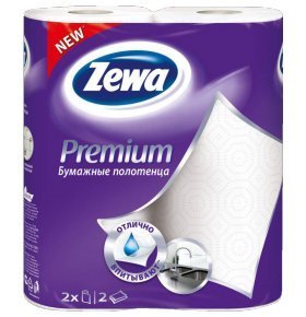 Полотенце бумажное Zewa Premium Decor 2 слоя 2шт/уп