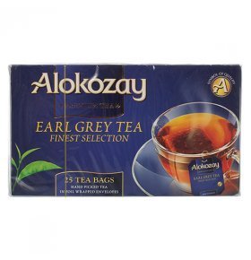 Чай черный Alokozay Earl Grey в пакетиках 25х2г