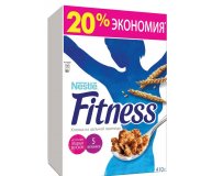 Uотовый завтрак Хлопья из цельной пшеницы Nestle Fitness 410 г