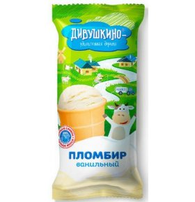 Мороженое пломбир ванильный Дивушкино 100 гр