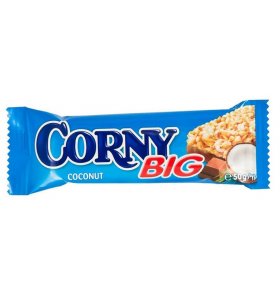 Полоска Big злаковая с кокосом и молочным шоколадом Corny 50 гр