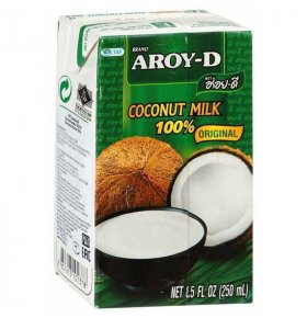Молоко кокосовое 70% жирность 17-19%  Aroy-d 250 мл