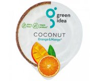 Десерт кокосовый с йогуртовой закваской Апельсин и манго Green Idea 140 гр