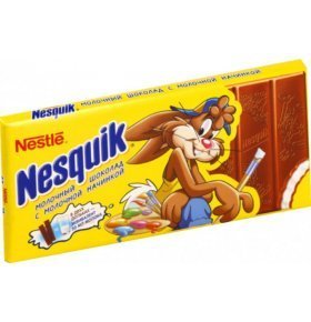 Шоколад молочный Nesquik с молочной начинкой 50г