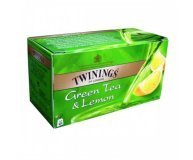 Чай Twinings Green с ароматом лимона 25х1,6г