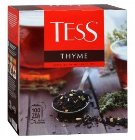 Чай черный с цедрой лайма и ароматом бергамота Tess 100 х 1,5 гр