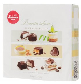 Ассорти шоколадных конфет Со вкусами самых популярных десертов Laima 100 гр
