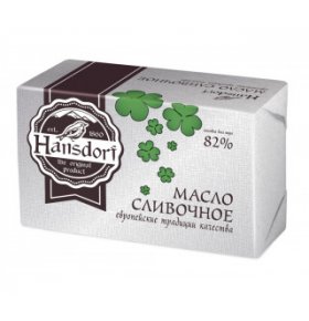 Масло сливочное Hansdorf 82% 400 г