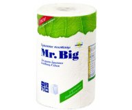 Полотенца бумажные Мягкий знак Mr. Big двухслойные белый 1 рулон