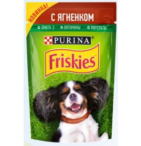 Корм для собак с ягненком в подливе Friskies 85 гр