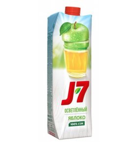 Сок яблочный осветленный J7 0,97 л
