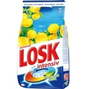 Порошок стиральный Losk Освежающий лимон 3кг